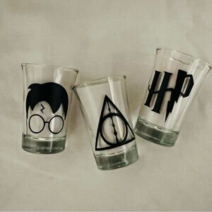 Harry Potter Shot glasses - Set of 3